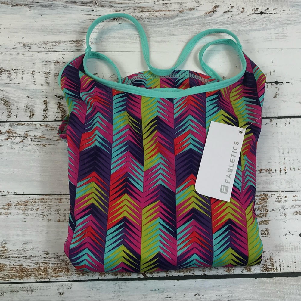 NEW Fabletics Miri Strappy Tank Top with Low Back